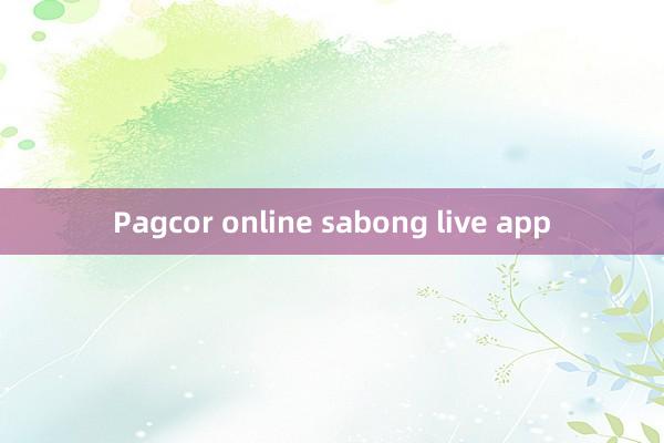 Pagcor online sabong live app