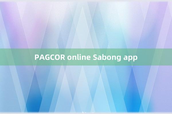 PAGCOR online Sabong app