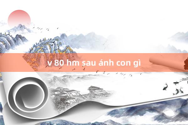 v 80 hm sau ánh con gì